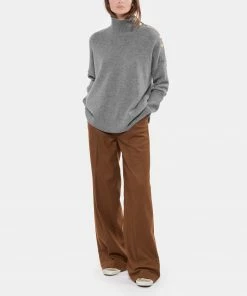 KUJTEN Pull Pinko Col Roulé Cachemire Gris Flanelle -Boutique MAJESTIC FILATURES unnamed file 935