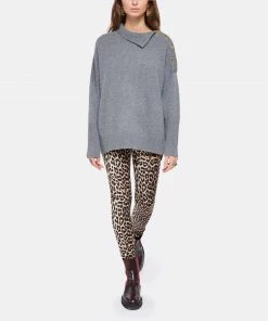 KUJTEN Pull Pinko Col Roulé Cachemire Gris Flanelle -Boutique MAJESTIC FILATURES unnamed file 936