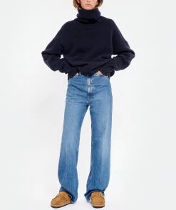 MADE IN TOMBOY Pull Ely Col Roulé Laine Bleu Marine -Boutique MAJESTIC FILATURES unnamed file 941