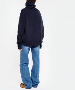 MADE IN TOMBOY Pull Ely Col Roulé Laine Bleu Marine -Boutique MAJESTIC FILATURES unnamed file 942