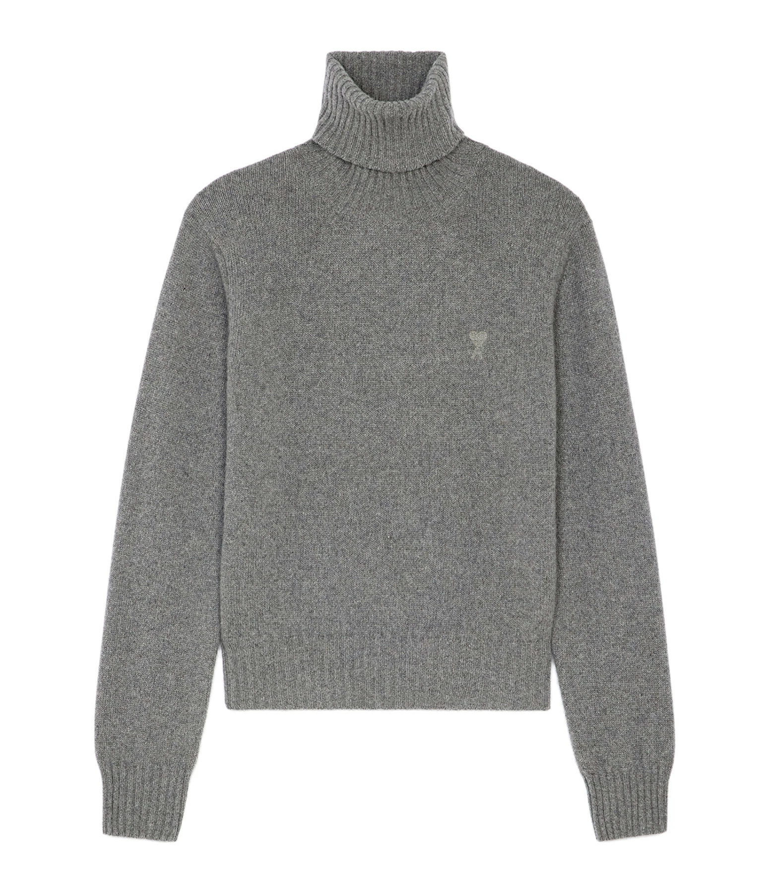 AMI PARIS Pull Oversize Ami De Cœur Cachemire Gris 3 AMI PARIS Pull Oversize Ami De Cœur Cachemire Gris
