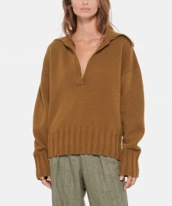 MADE IN TOMBOY Pull Musa Laine Camel 9 MADE IN TOMBOY Pull Musa Laine Camel -Boutique MAJESTIC FILATURES unnamed file 979