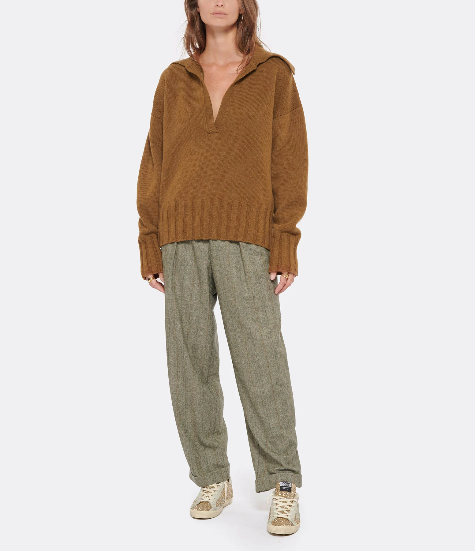 MADE IN TOMBOY Pull Musa Laine Camel 6 MADE IN TOMBOY Pull Musa Laine Camel – Image 4