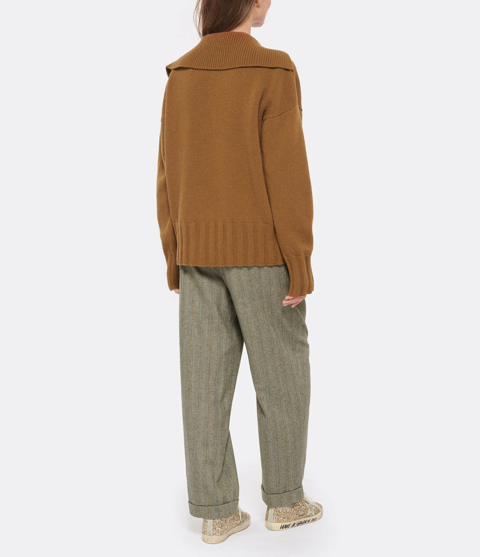 MADE IN TOMBOY Pull Musa Laine Camel 7 MADE IN TOMBOY Pull Musa Laine Camel – Image 5